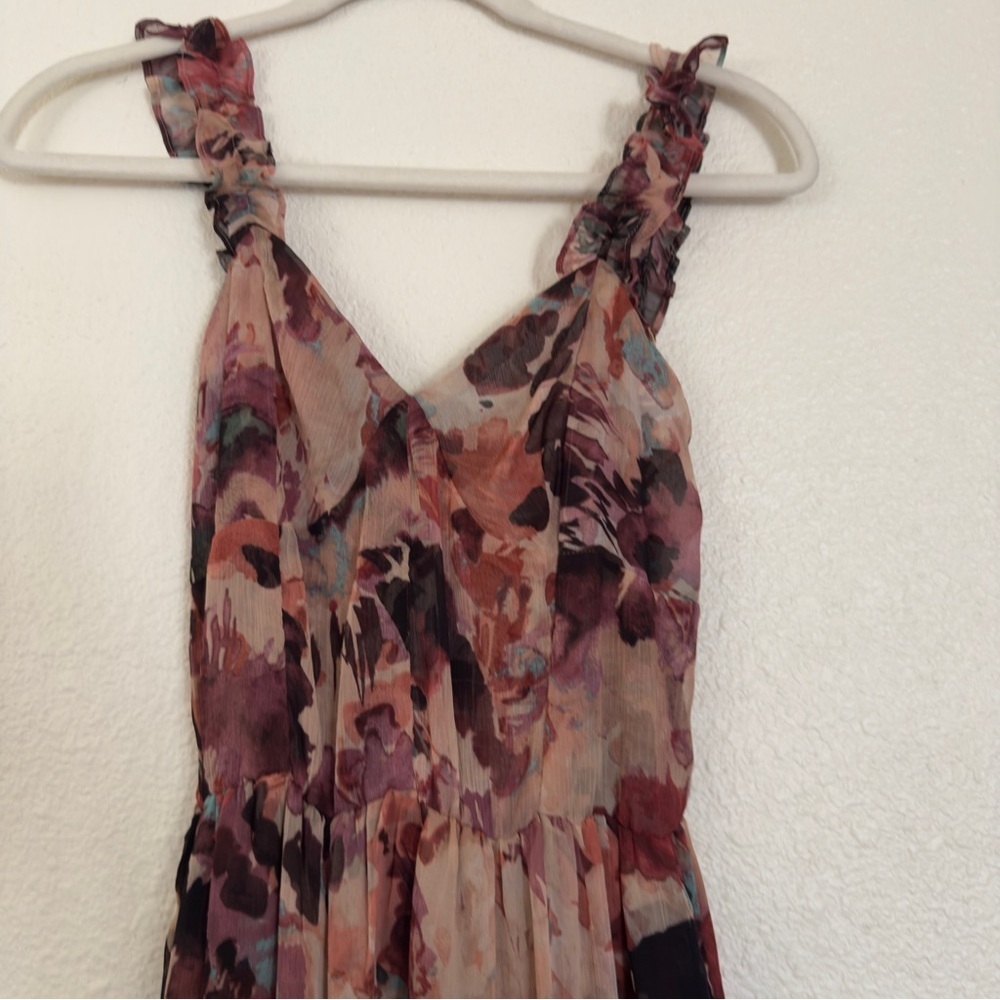 NWT Misa Avery Floral Sleeveless Dress In Flora Dream - Picture 5 of 11